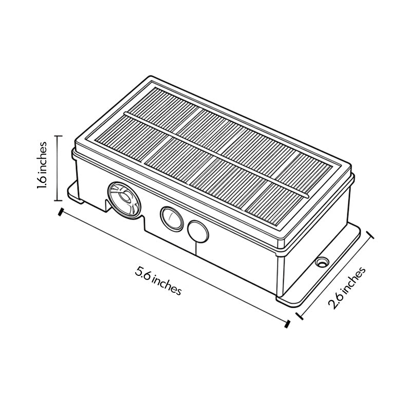 Outdoor Deck Solar Lights LED In-Ground Landscape