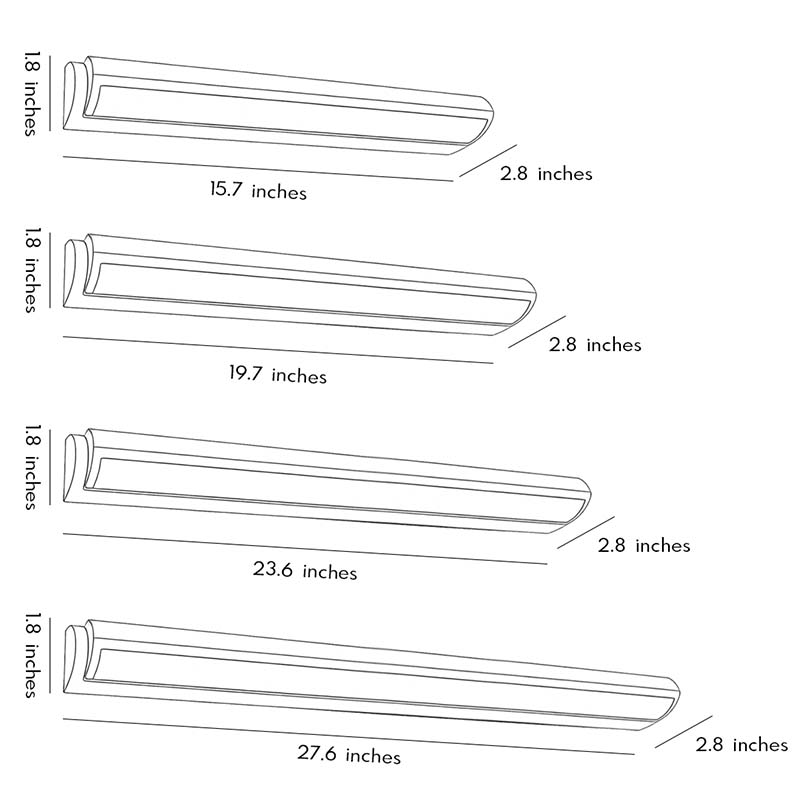 Vanity Light Bars Rotatable LED Linear Eye-Friendly