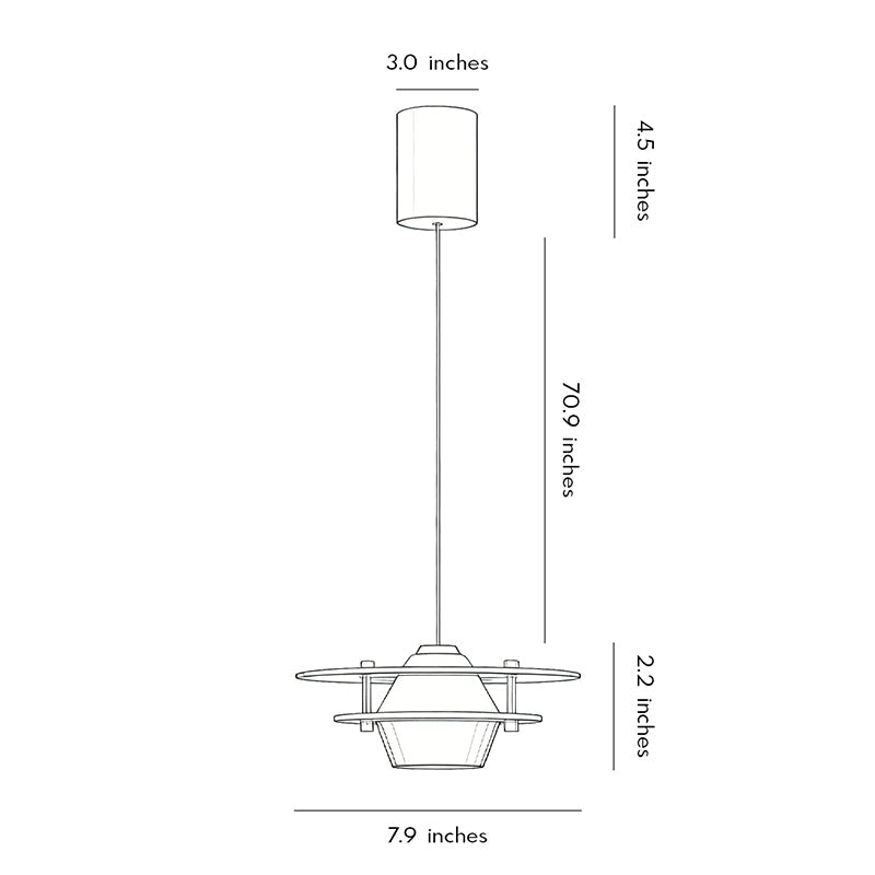 Art Deco Pendant Light Fixtures Italian Adjustable