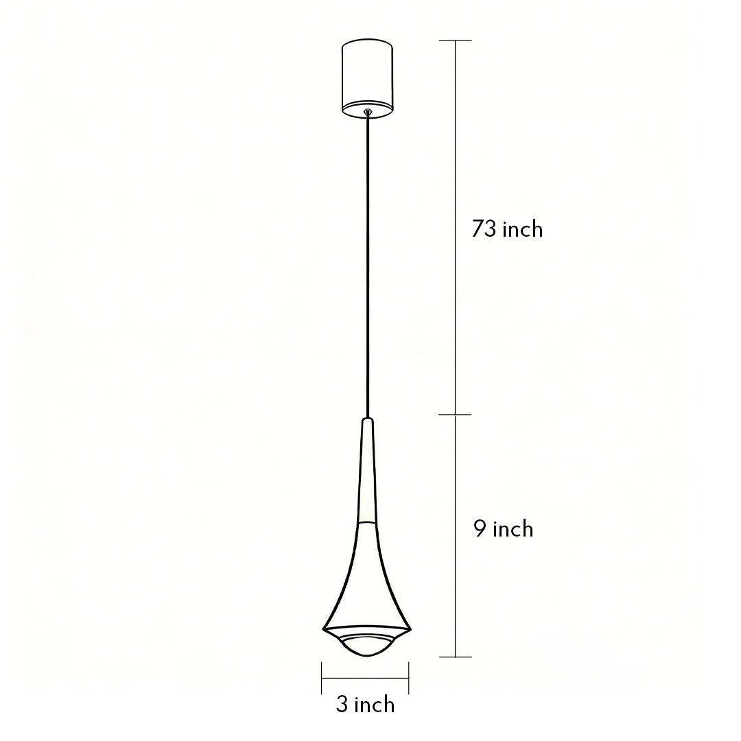Open-Box Black Cone Pendant Lights Modern Creative LED