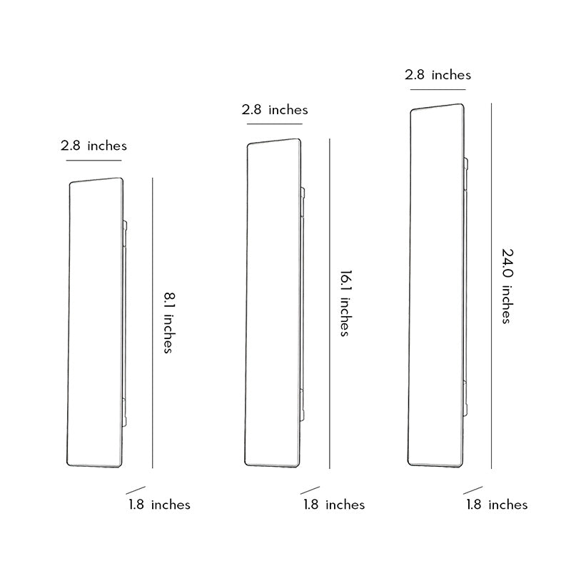 Black up and down Wall Lights Modern Minimalist LED Light