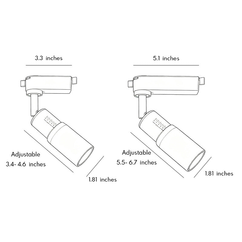 Ceiling Rail Spotlights High CRI Adjustable LED
