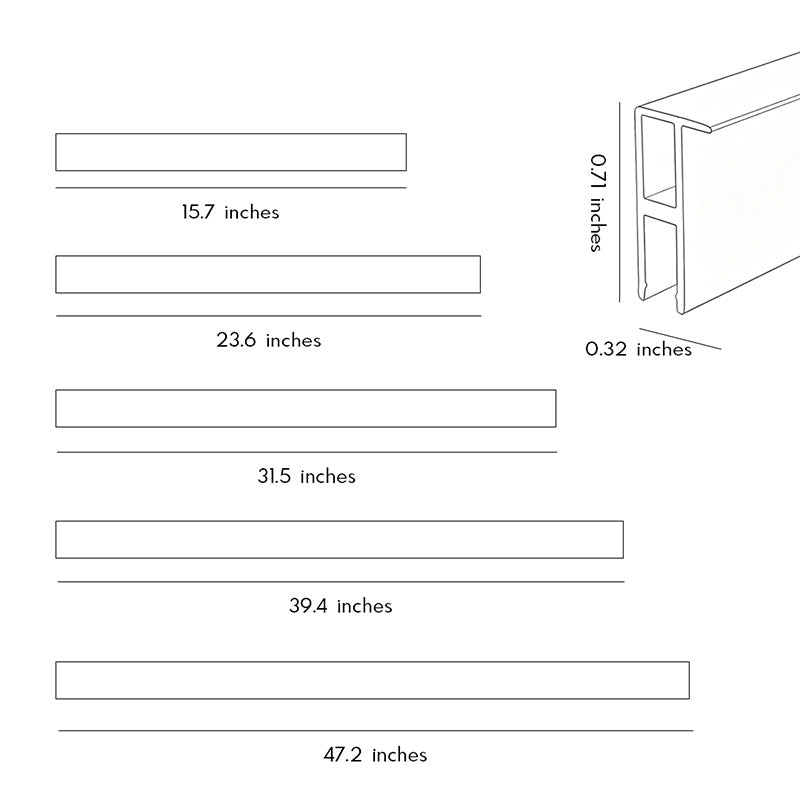 Recessed LED Strip Lighting Modern Aluminum LED