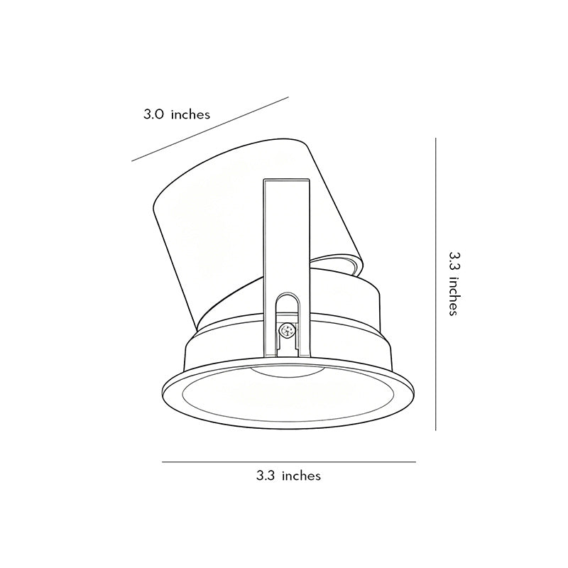 Spotlights for Ceiling Recessed Anti-Glare Aluminum