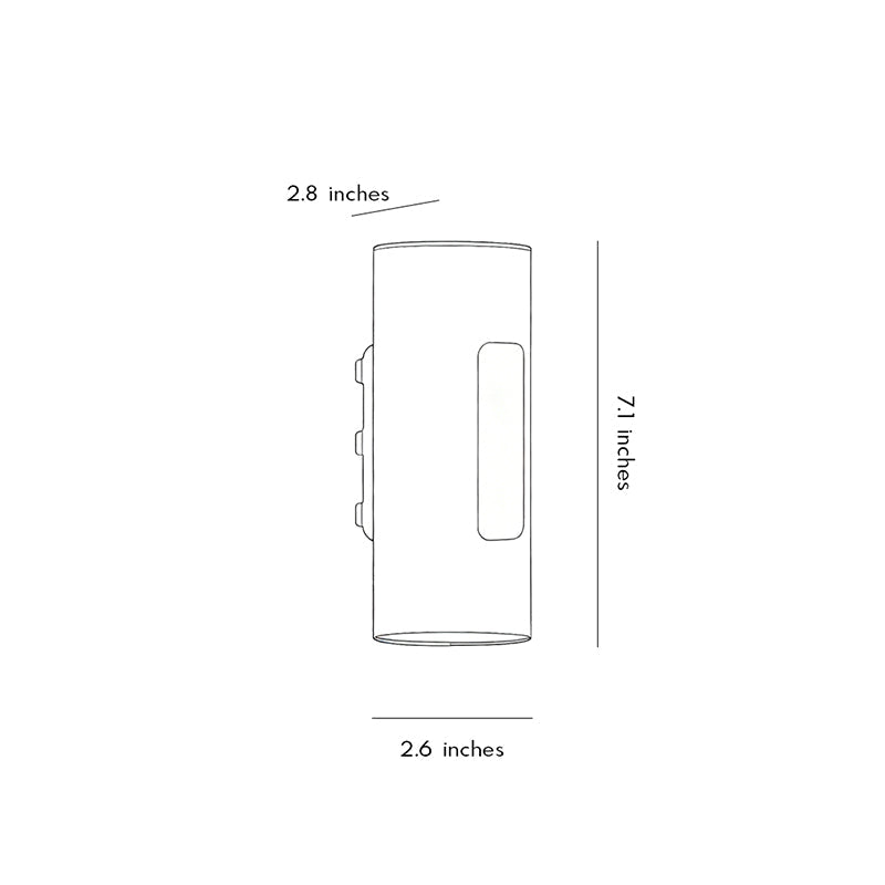 Up down Wall Light Modern Outdoor Waterproof Light