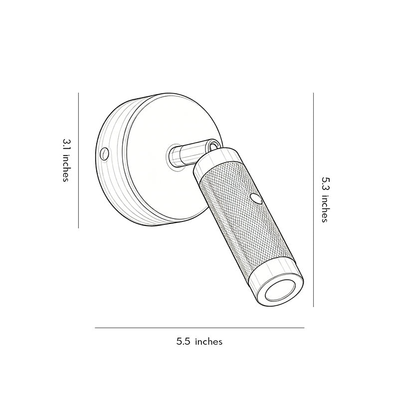 Wall Mount Reading Light Modern Up-and-Down