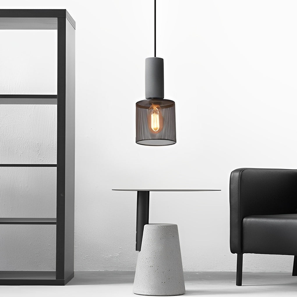Creative Metal Meshed Black Industrial Style Pendant