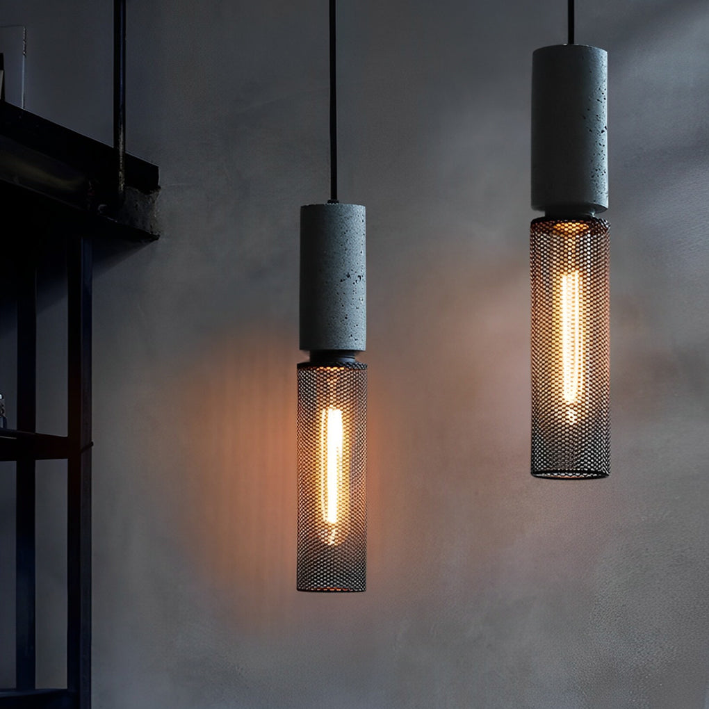 Creative Metal Meshed Black Industrial Style Pendant
