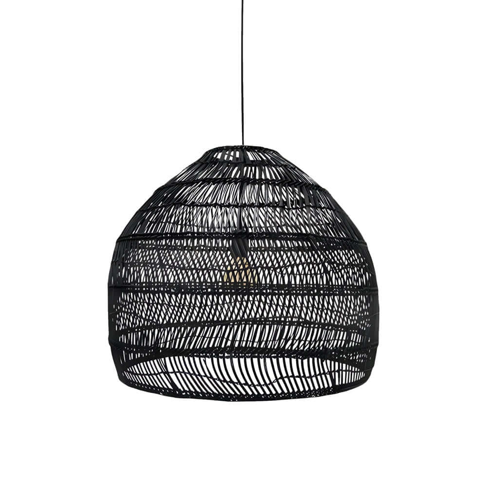 Open-Box 15.7-/19.7-Inch W Rattan Woven Dome Pendant Light