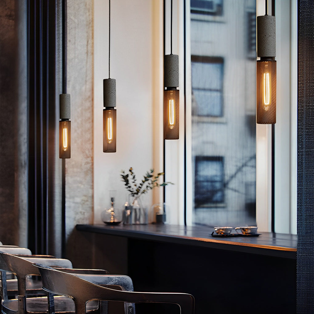Creative Metal Meshed Black Industrial Style Pendant