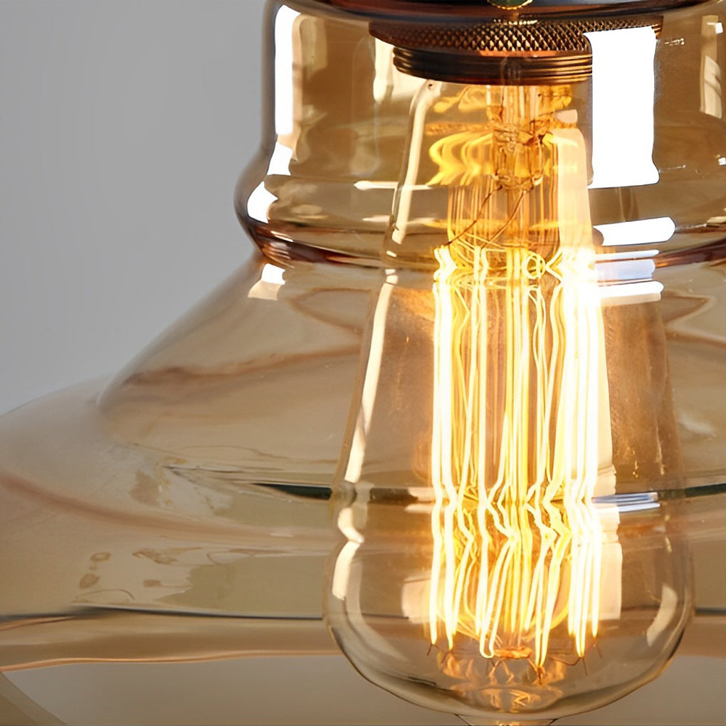 Open-Box Retro Creative Glass Electroplated Smoke Gray