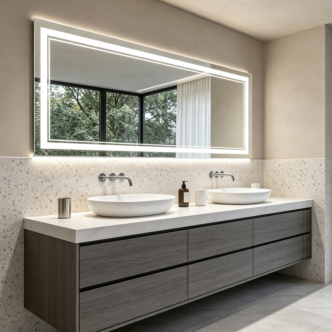Bathroom Vanity Mirrors with Lights Smart LED