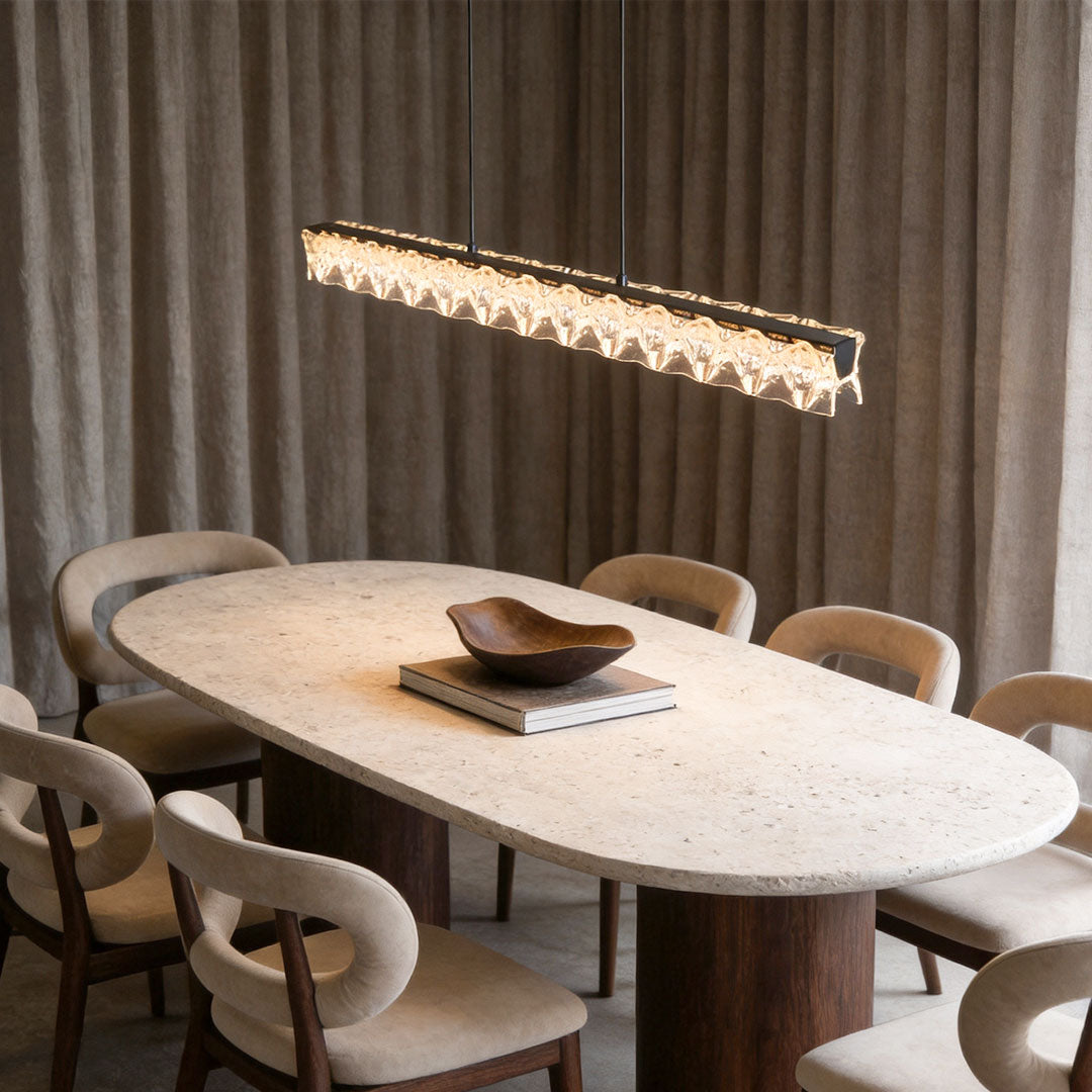 Linear Suspension Pendant Lighting Italian Adjustable Ceiling Light