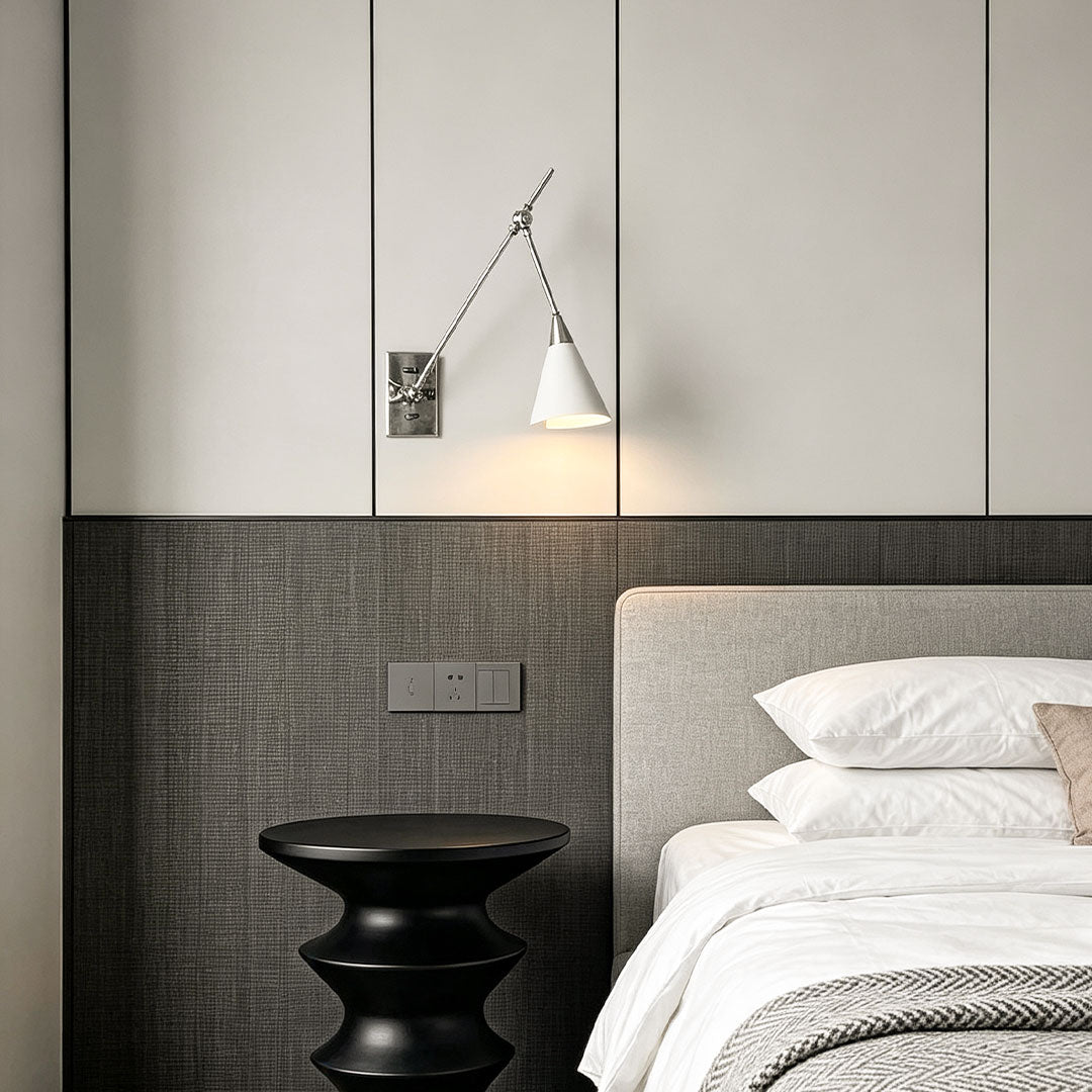 Swing Arm Sconces American-Style Rotatable Wall
