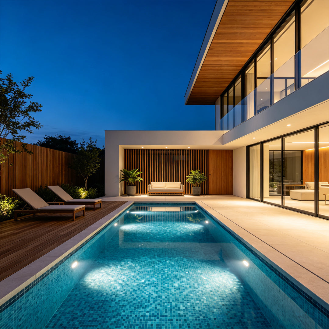 LED Underwater Pool Lights Stainless Steel RGB Light