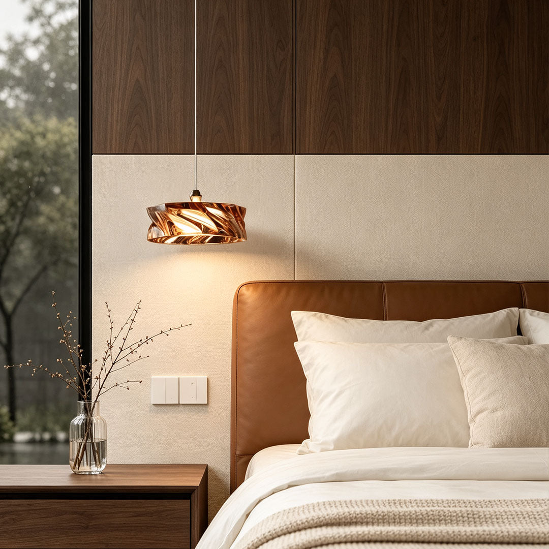 Amber Pendant Light Italian Luxury Atmosphere