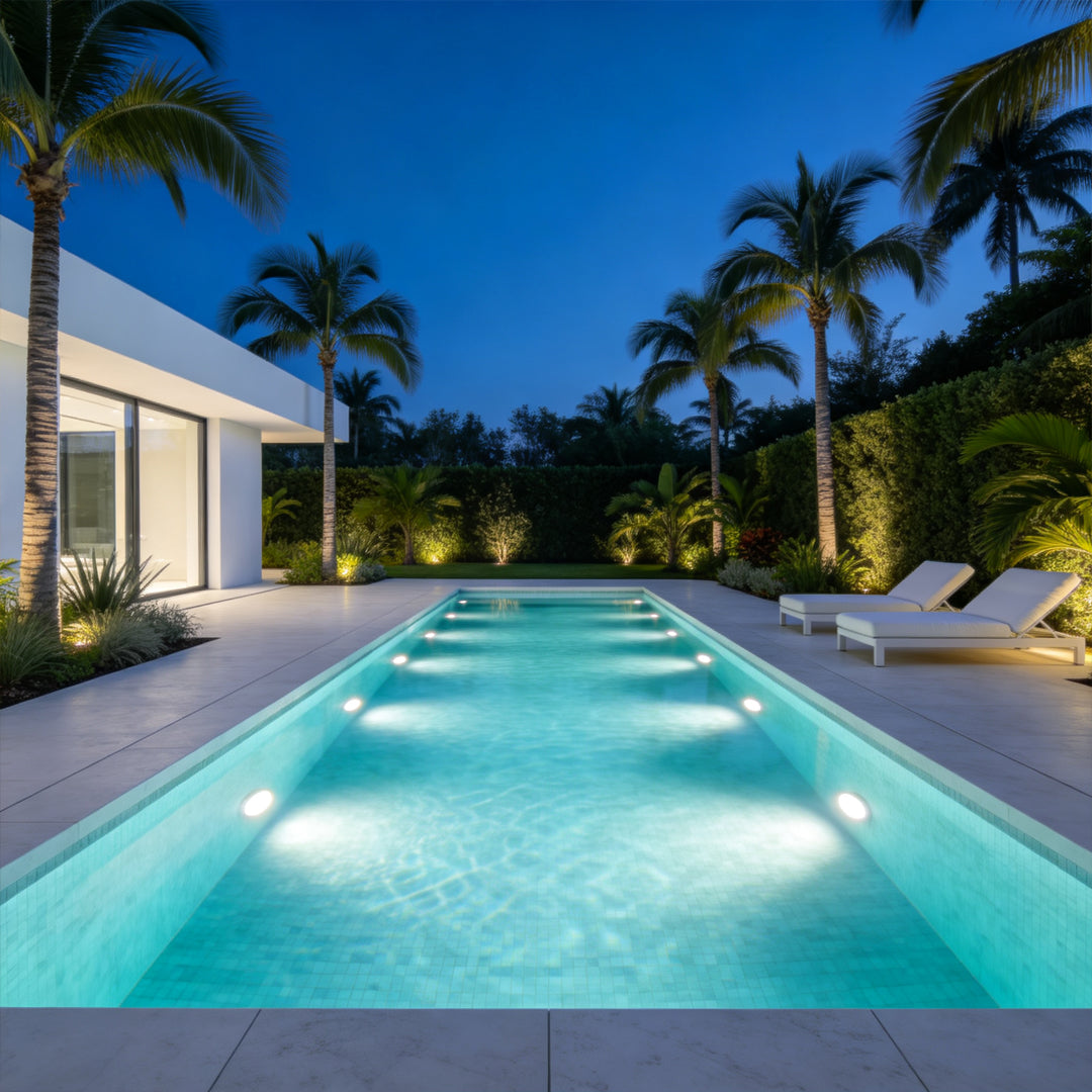 LED Underwater Pool Lights Stainless Steel RGB Light