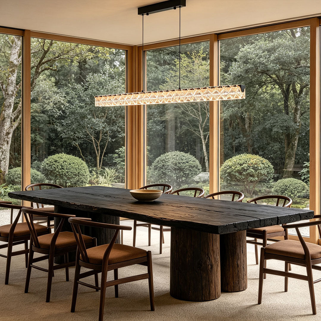 Linear Suspension Pendant Lighting Italian Adjustable Ceiling Light