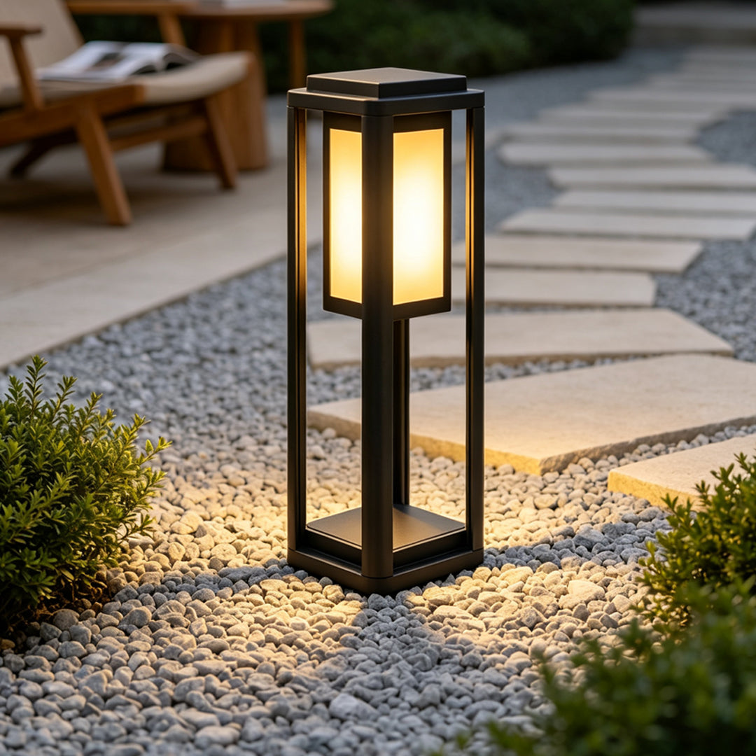 LED Garden Bollard Lights Modern Outdoor Landscape