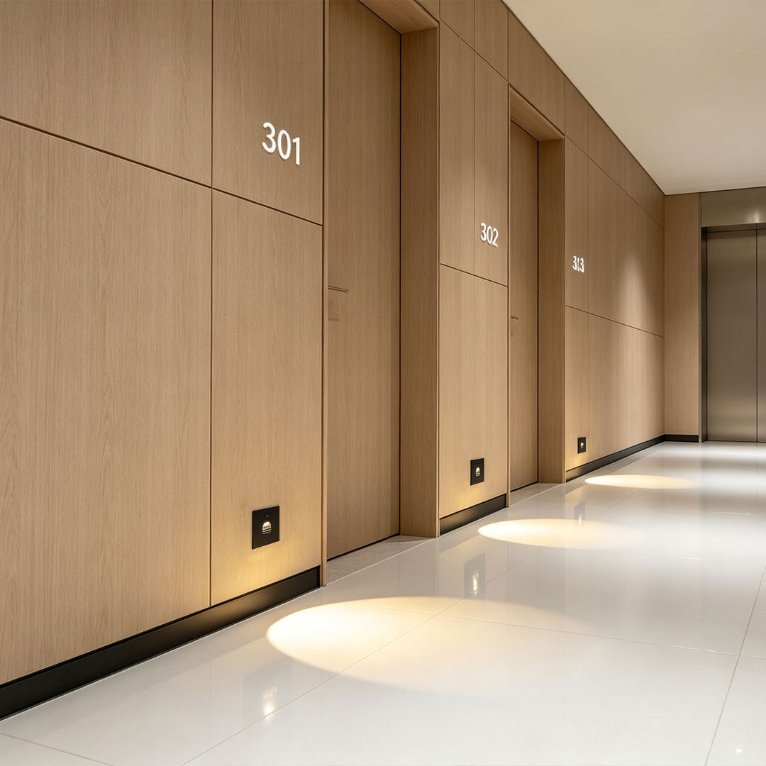 Lights for Indoor Steps Round Motion Sensor Recessed
