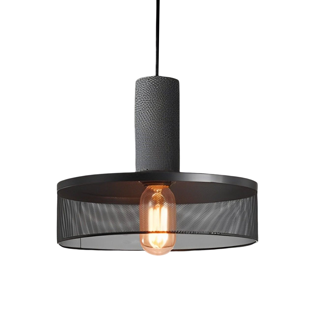 Creative Metal Meshed Black Industrial Style Pendant