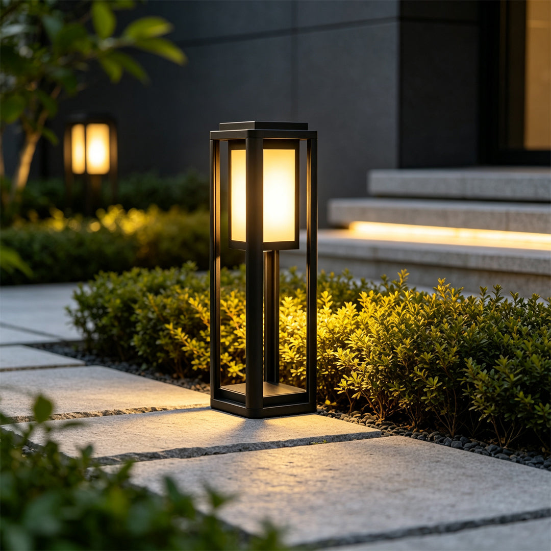 LED Garden Bollard Lights Modern Outdoor Landscape