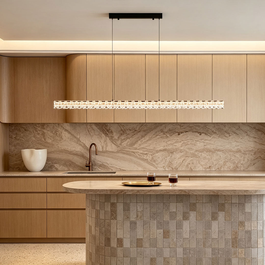 Linear Suspension Pendant Lighting Italian Adjustable Ceiling Light