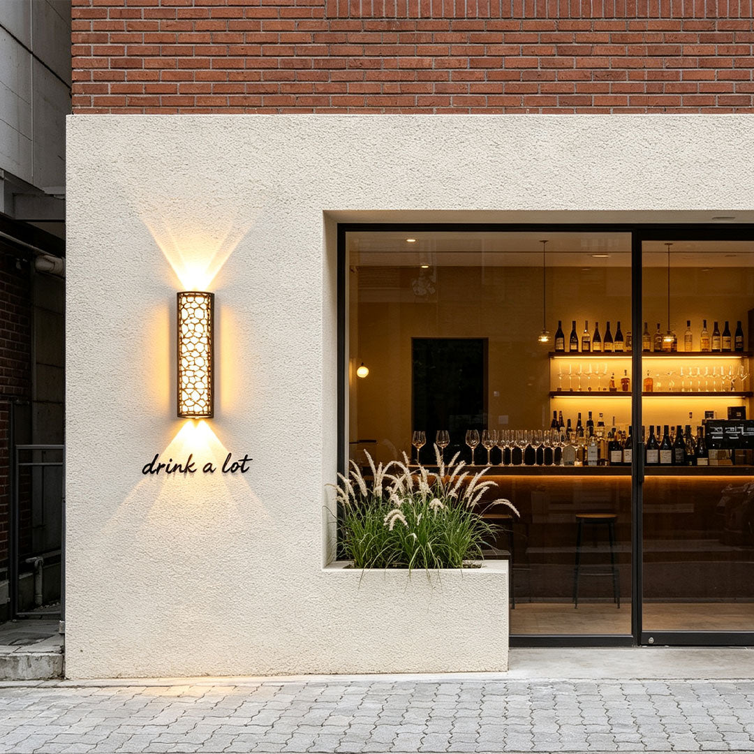 Up and Down Exterior Wall Lights Modern LED Garden