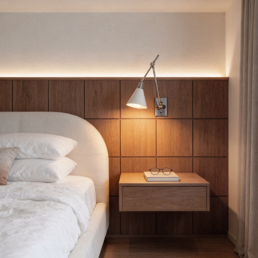 Swing Arm Sconces American-Style Rotatable Wall
