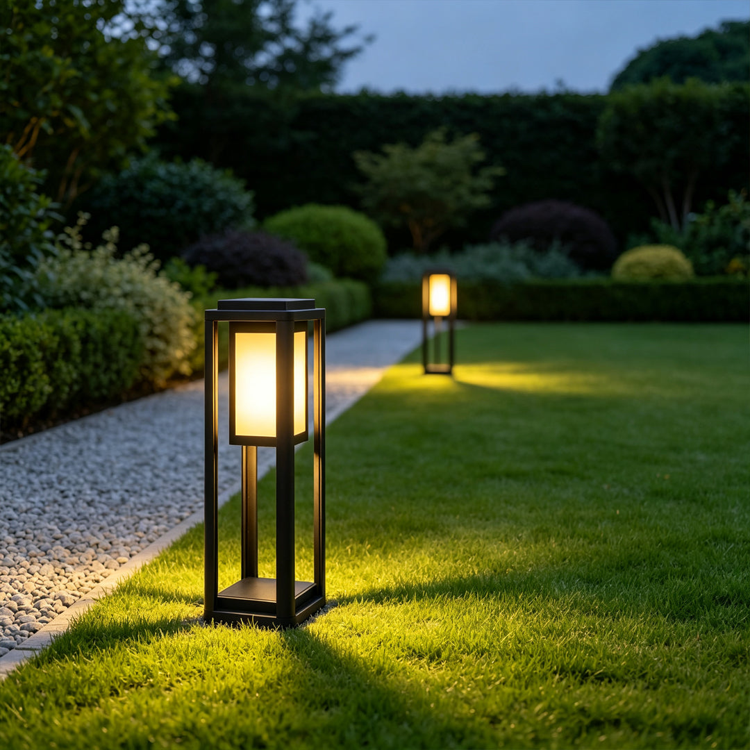 LED Garden Bollard Lights Modern Outdoor Landscape
