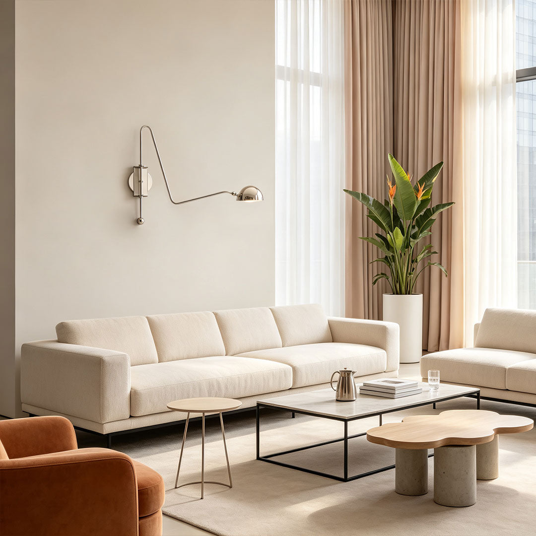 Swing Arm Wall Sconces Nordic Minimalist Adjustable