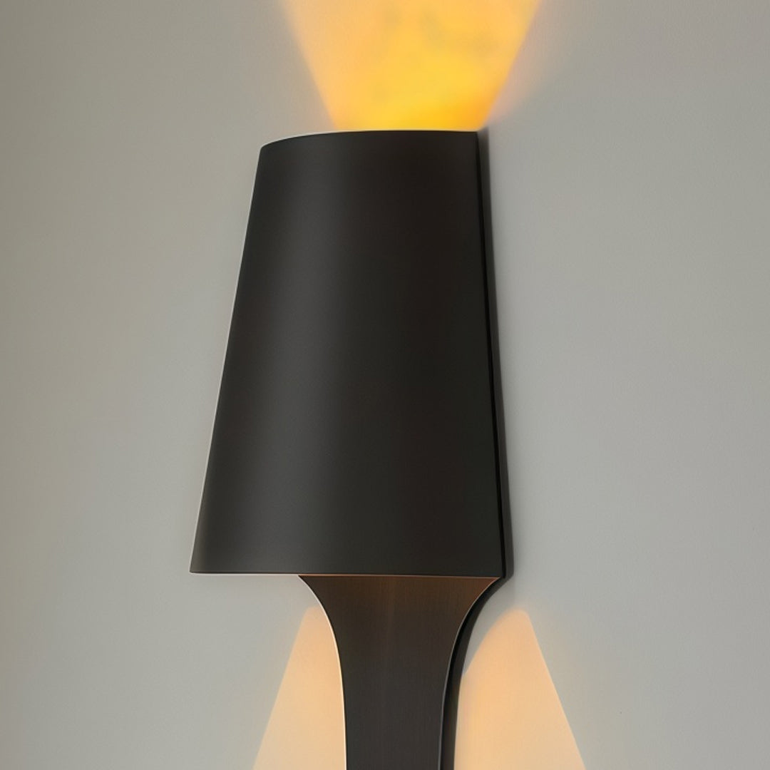 Black Wall Light Fixtures French Minimalist Metal