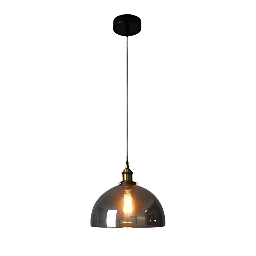 Open-Box Retro Creative Glass Electroplated Smoke Gray