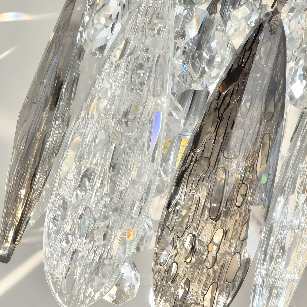 Wall Mount Pendant Light Modern Luxury Crystal