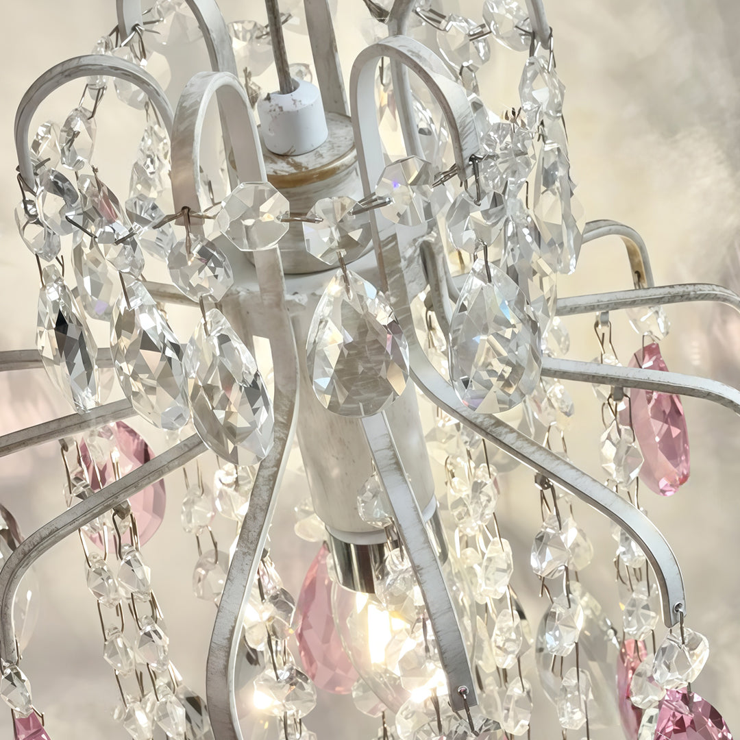 Crystal Pendant Light Fixtures French Luxury Ceiling