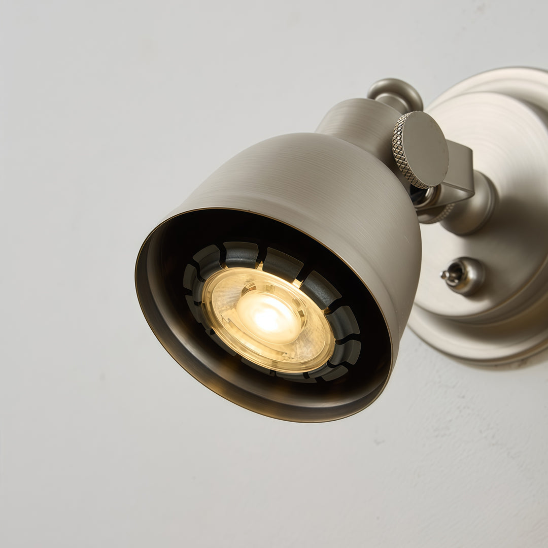 Vintage Wall Light Bauhaus American-Style Metal