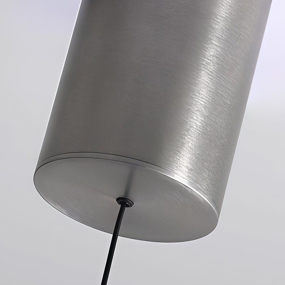 Silver Metal Pendant Light Italian Minimalist