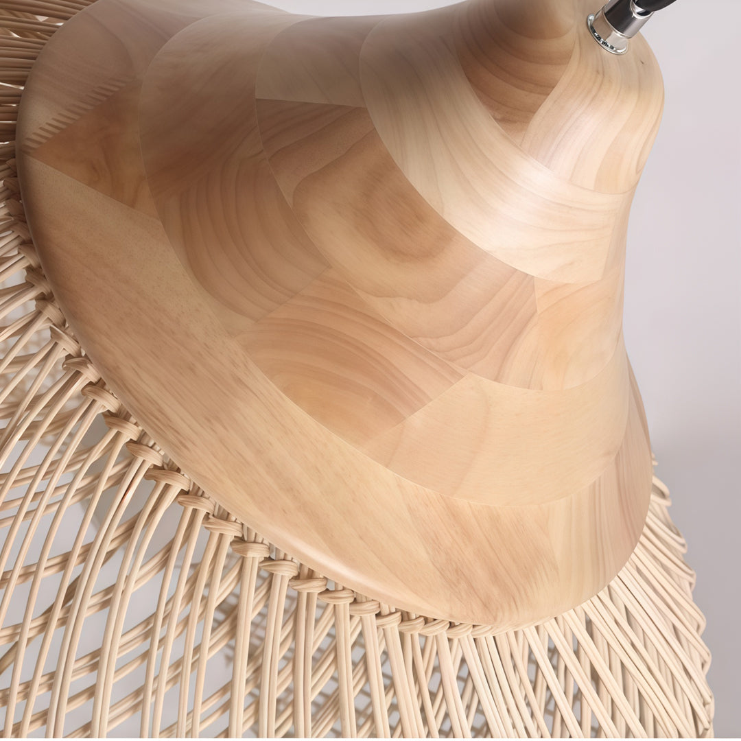 Woven Light Pendants Wabi-Sabi Rattan Ceiling Light