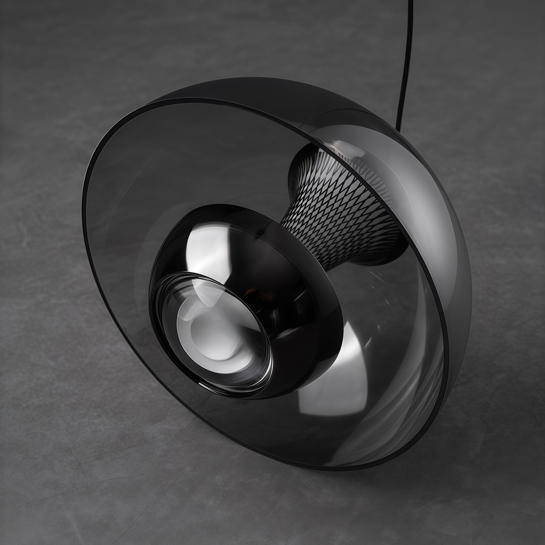 Black Pendant Ceiling Light Italian Bud-Inspired