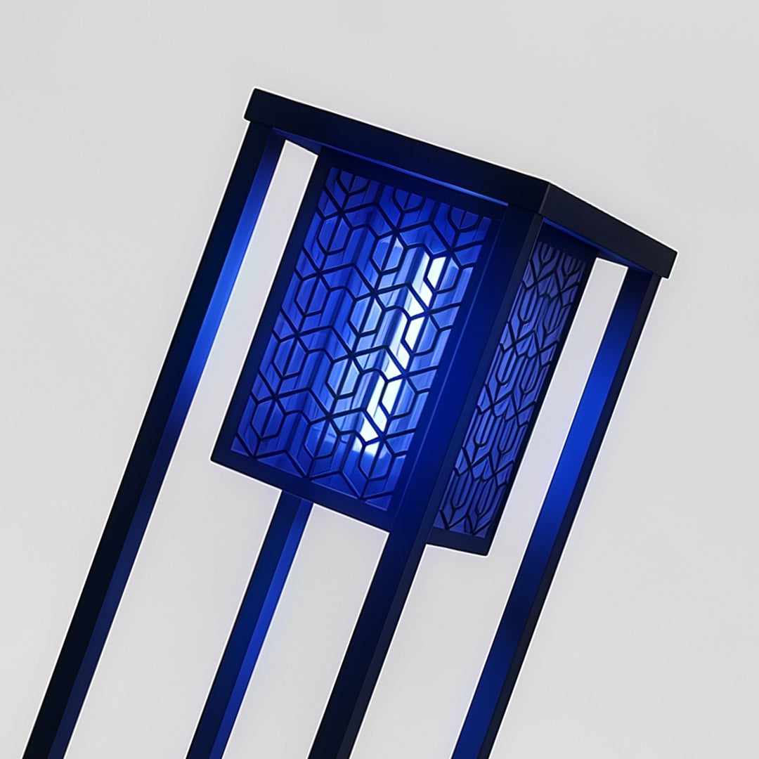 Black Bollard Garden Lights Outdoor Mosquito Killer