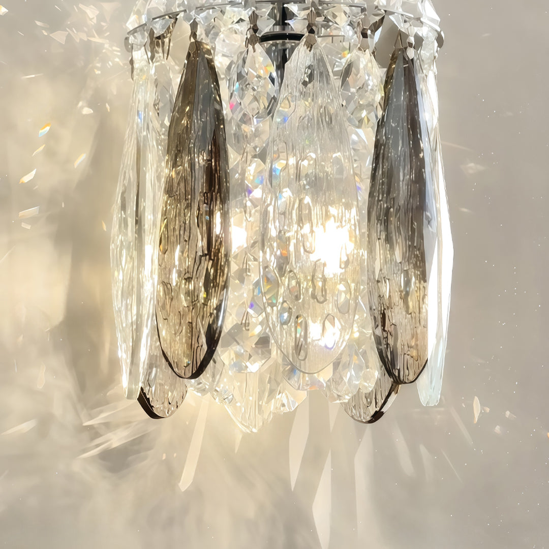 Wall Mount Pendant Light Modern Luxury Crystal