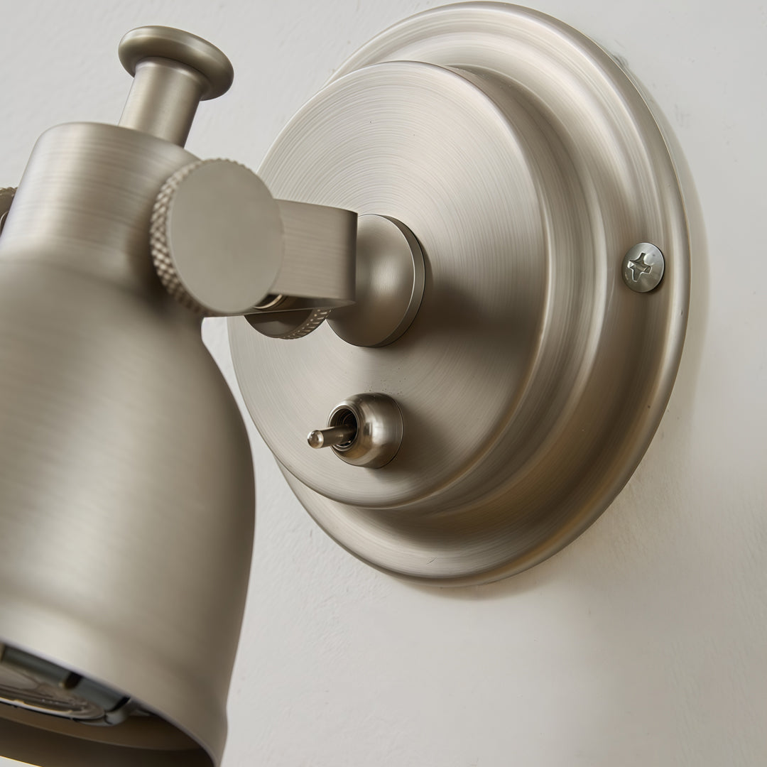 Vintage Wall Light Bauhaus American-Style Metal