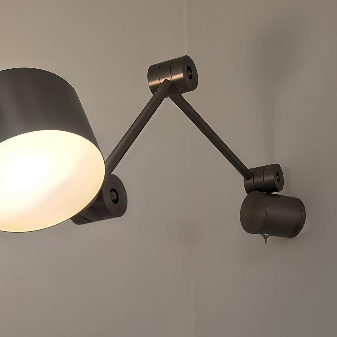 Swing Arm Wall Sconce Lamp Italian-Style Vintage