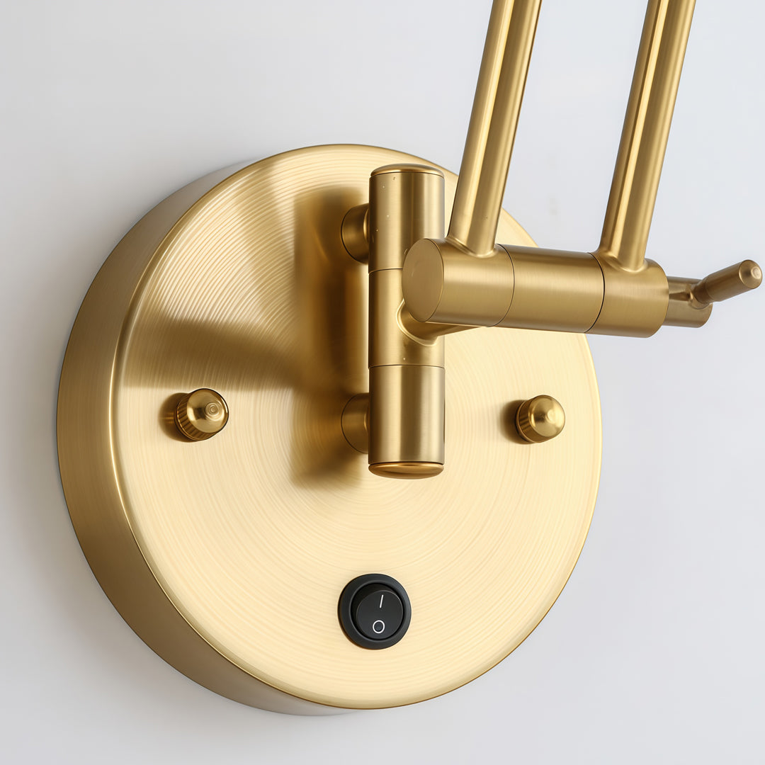 Adjustable Swing Arm Wall Sconce Nordic Minimalist