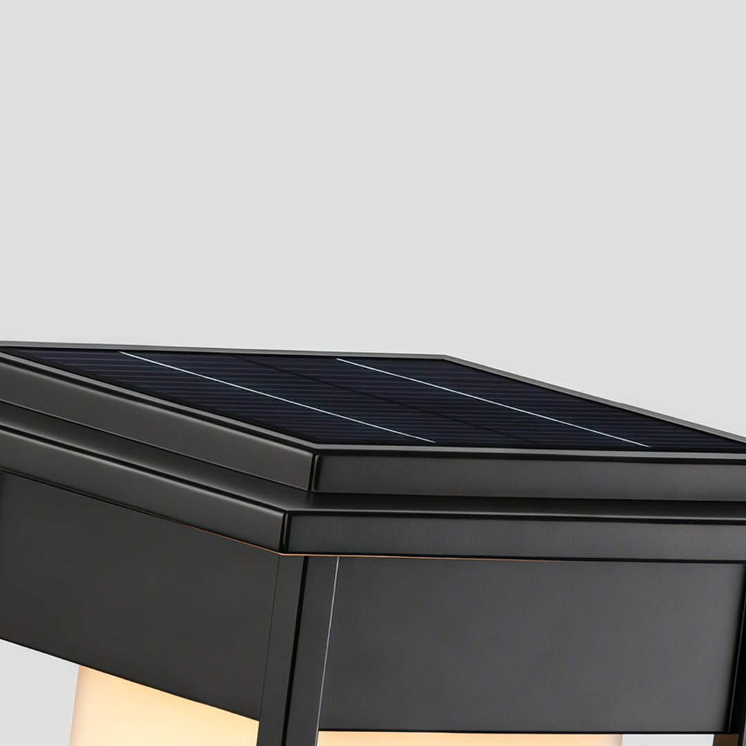 Black Bollard Light Outdoor Waterproof Garden
