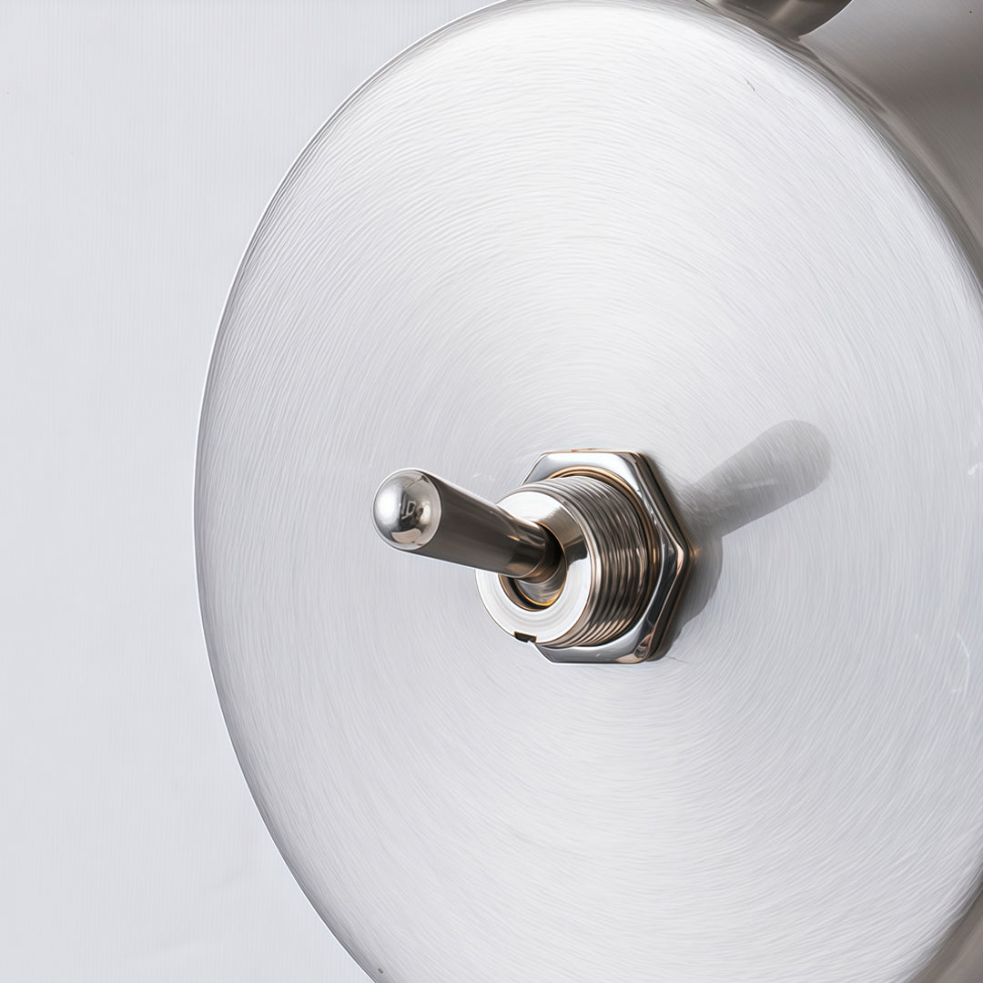 Nickel Swing Arm Sconce Industrial Adjustable LED