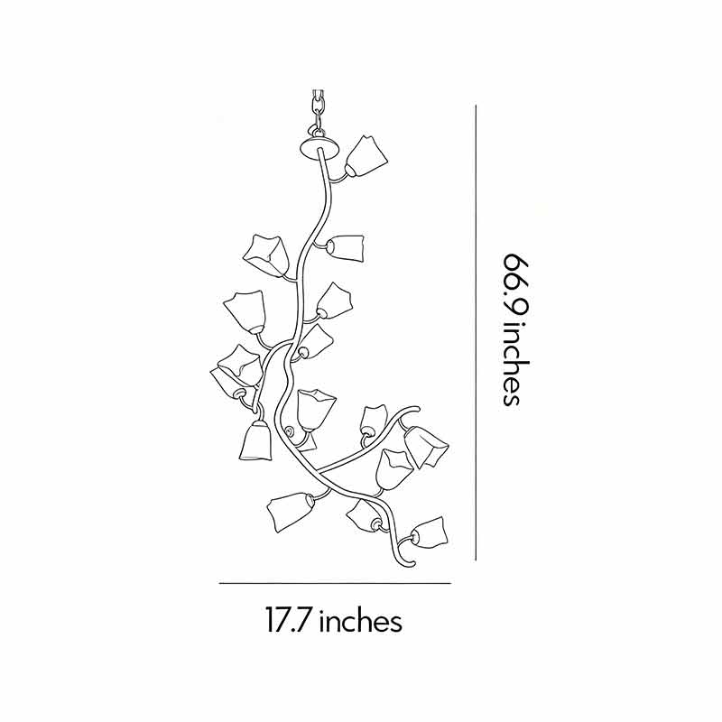Multi Light Pendant Chandelier Modern Luxury Branch