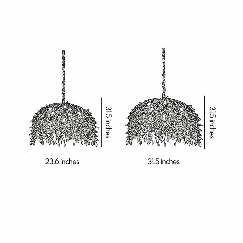 Chandelier with Crystal French Luxury Ceiling Light