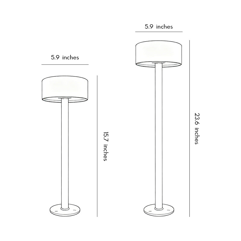Modern LED Path Lights Minimalist LED Outdoor Landscaping Light