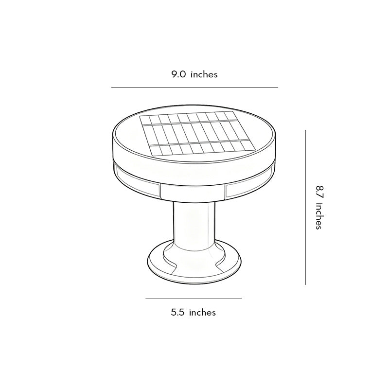 Pillar Light for Home Outdoor Waterproof Garden